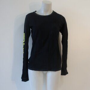 NWT Womens Free City Life Nature Love Black Artist Wanted Long Sleeve Shirt S